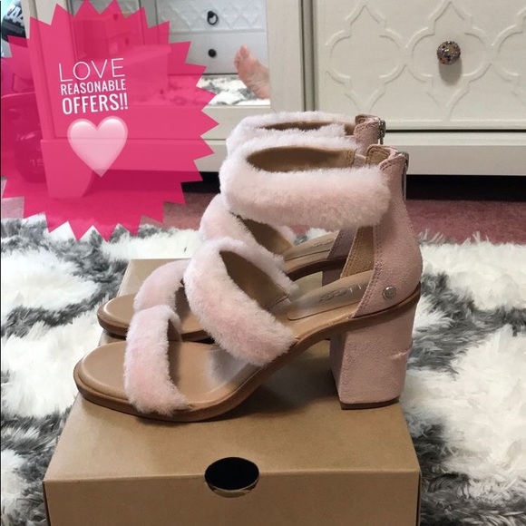 pink ugg heels